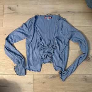 urban outfitters tie front top